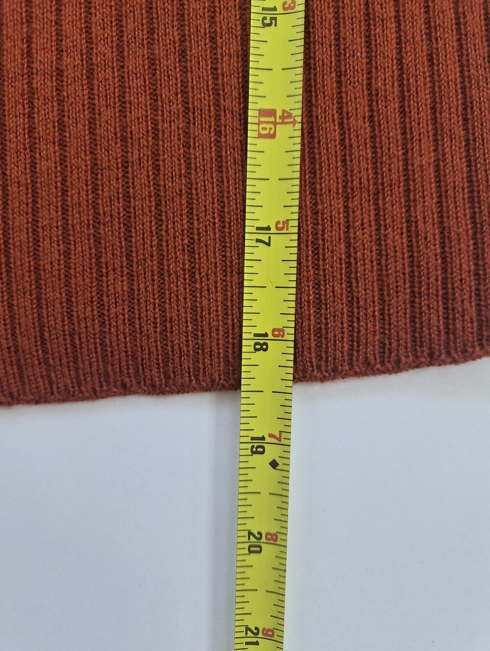 [Sezane] Liya Cardigan In Rust, Size M, 100% Merino Wool - Picture 3 of 12